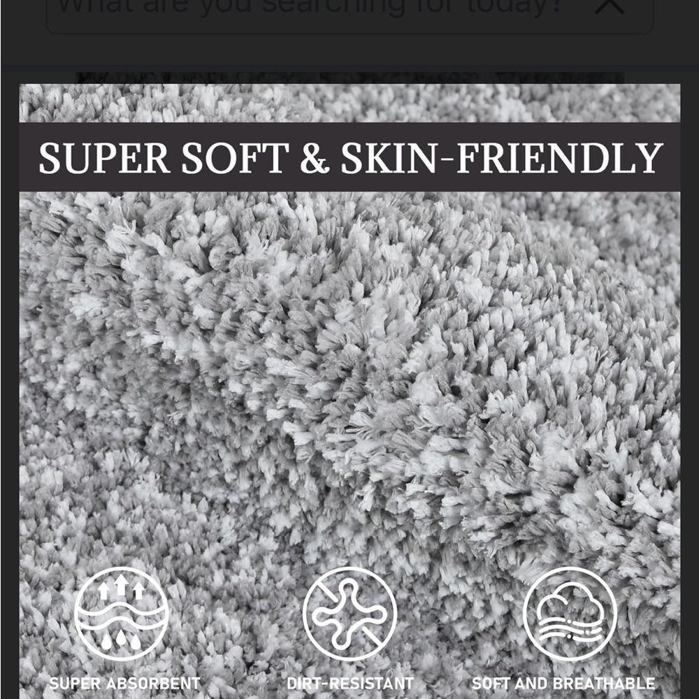 Gray Rug Super Soft - Picture 2 of 5